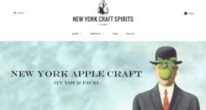 The New York Craft Spirits homepage