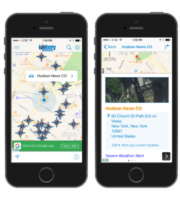 An example of how Lottery Places might look on an iPhone